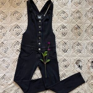 WR. UP Freddy Shape Wear Black Overalls